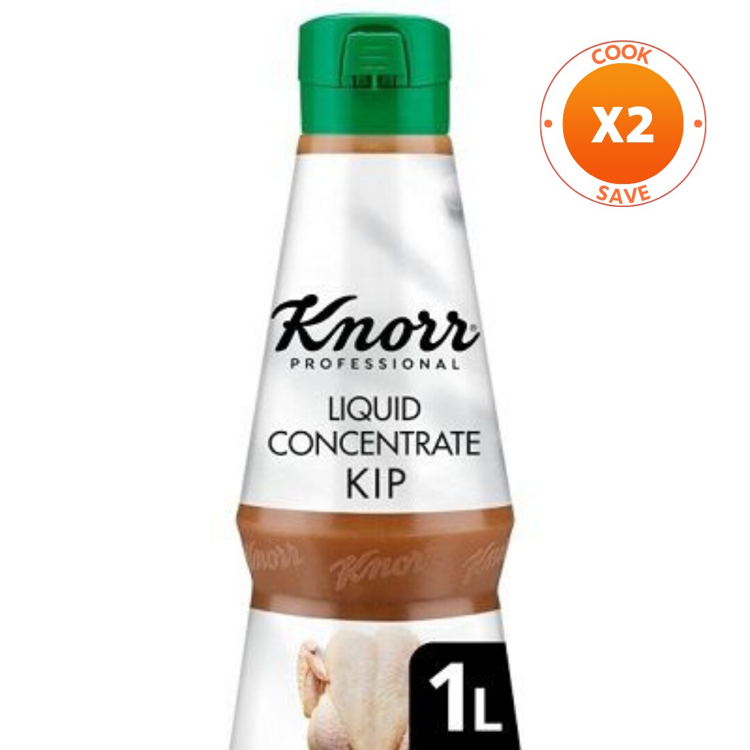 Knorr Professional Concentré Liquide Volaille 1 L - "Chaque goutte apporte un goût intense de poule.” Ambroise Steinbach, La Mangeoire, Virton